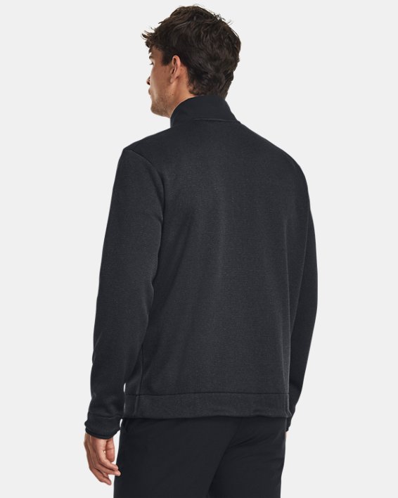 Men's UA Storm SweaterFleece ½ Zip, Black, pdpMainDesktop image number 1